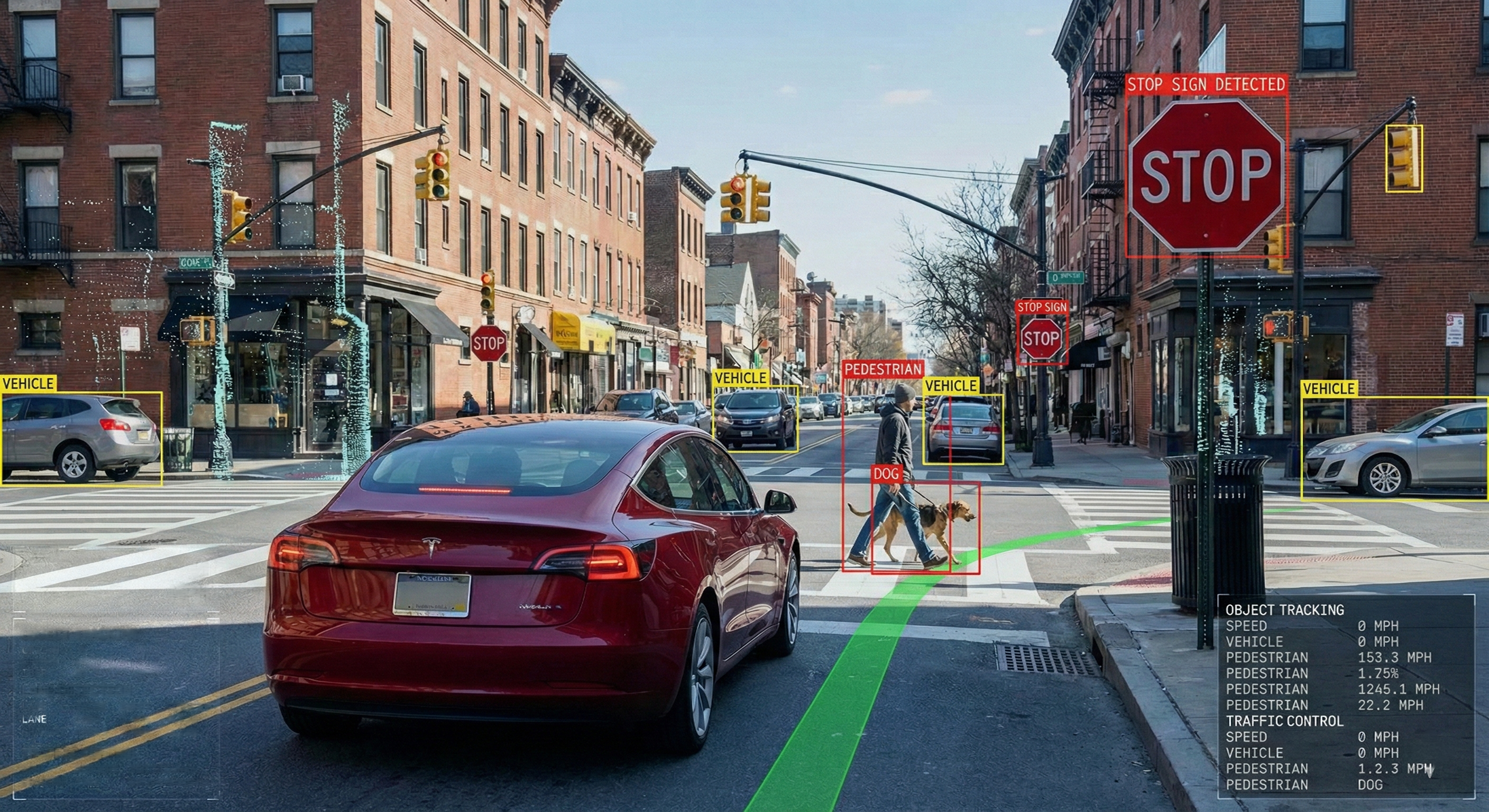 Traffic and Stop Sign Control Visualization